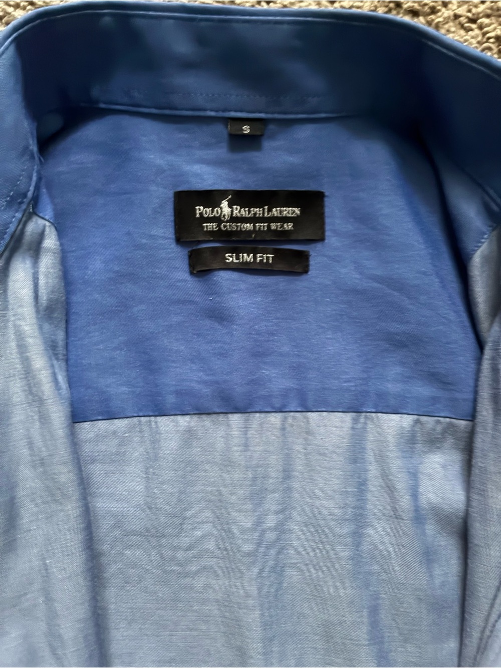 Polo by Ralph Lauren Slim Fit Two-Tone Blue Shirt Jacket